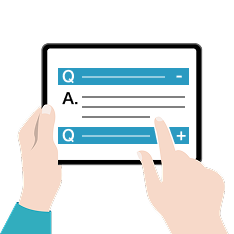 よくある質問形式で公式が発信したい情報の掲載